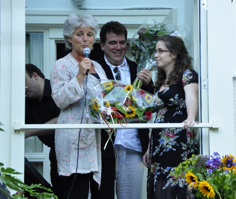 Dank u voor de bloemen